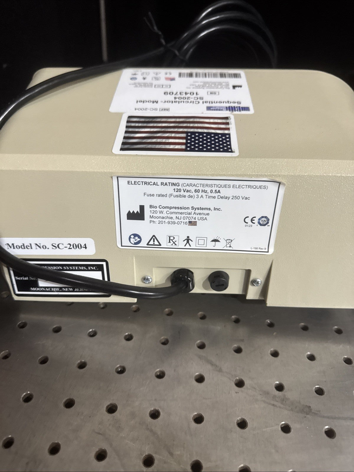 Bio Compression Systems  Chamber Leg Sleeve-Sequential Circulator SC-2004