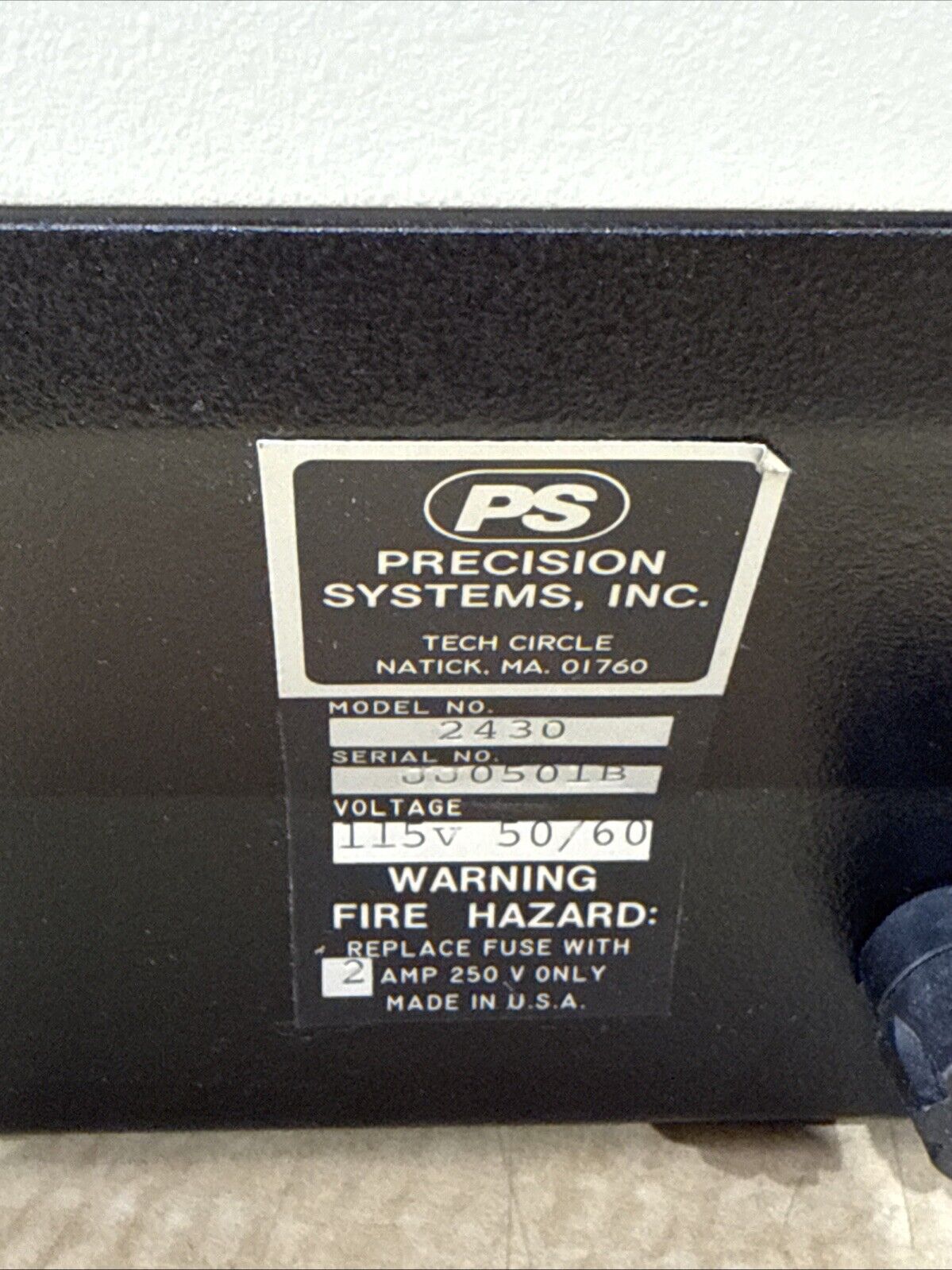 PSI Precision Systems Inc 2430 Multi-OSMETTE Auto-Sampling Turntable Osmometer