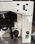 ZEISS AXIOSKOP 40 RESEARCH MICROSCOPE With Objectives 5x 10x 20x