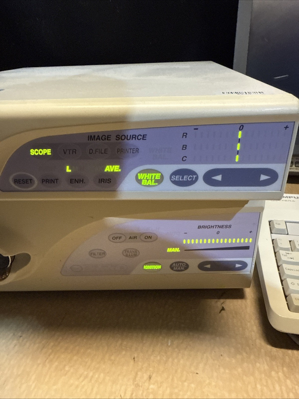 Olympus EVIS Exera CV-160 Endoscopy Processor w/ CLV-160 &amp; MD-148 &amp; Monitor
