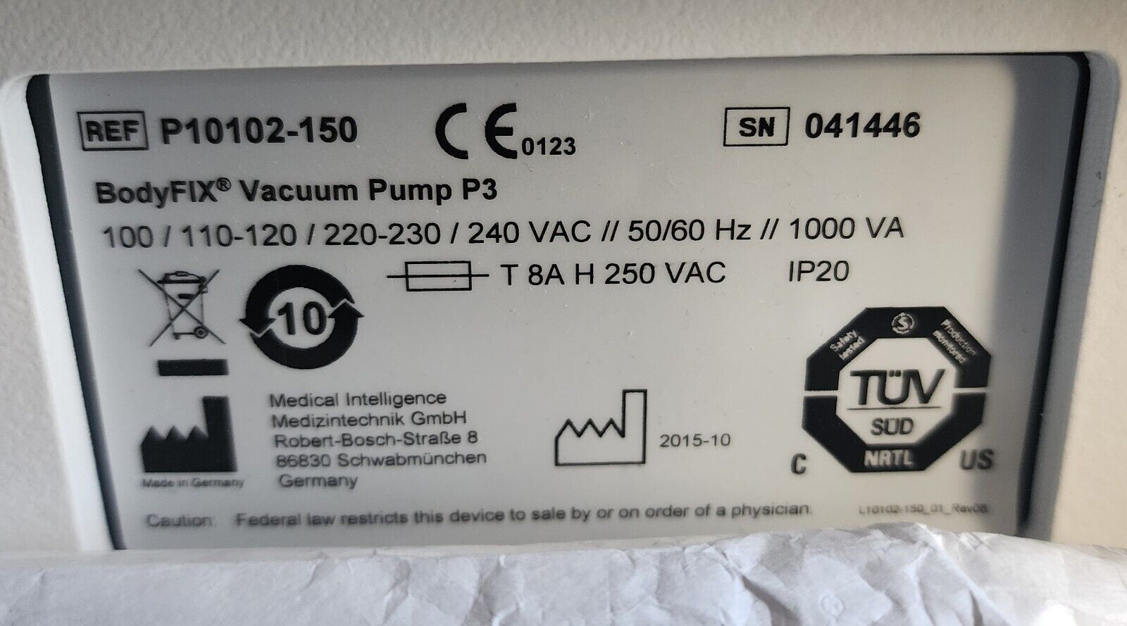 BodyFix Vacuum Pump P3