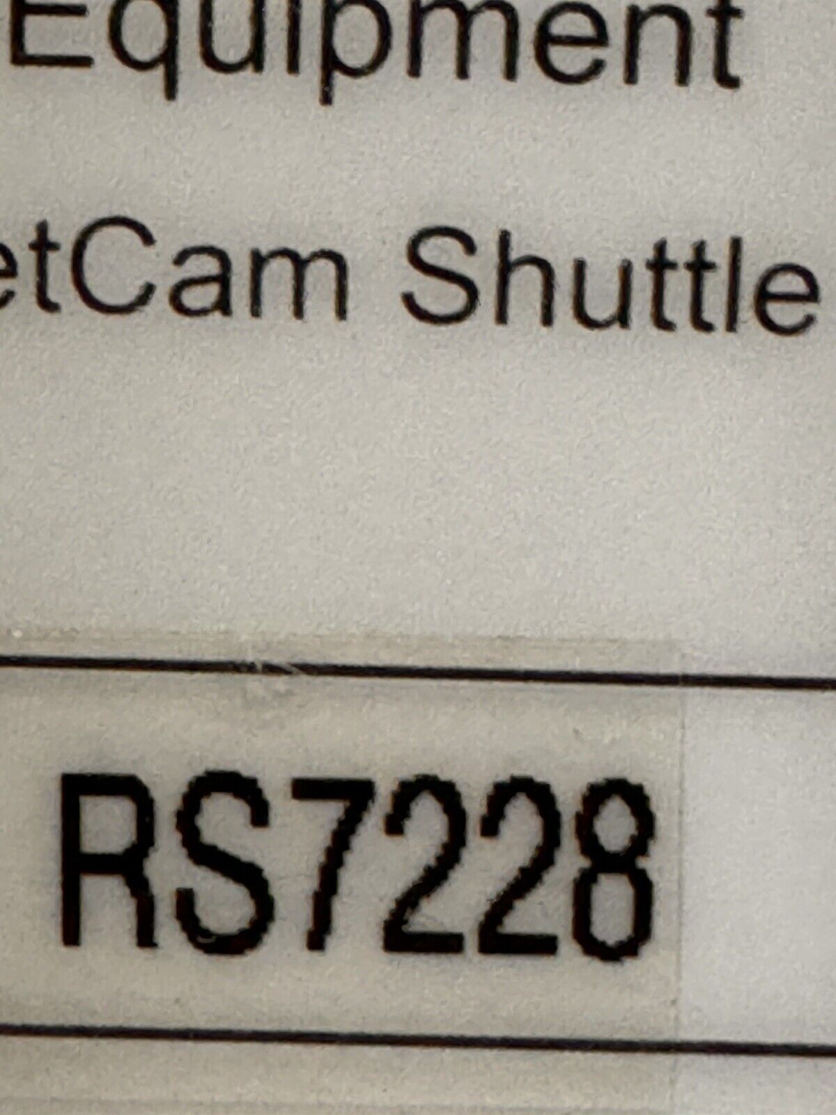 Clarity RetCam Shuttle RS7228 2017