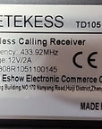 Retekess TD105 Restaurant Pager Calling System Host Receiver & 6x Call Buttons 
