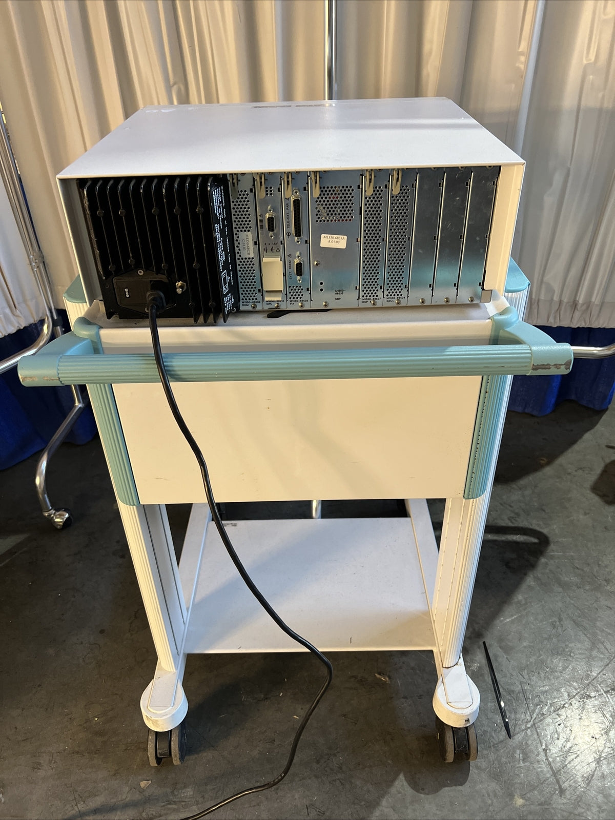 Philips Series 50XM M1350B Maternal Fetal Monitor W/ Carts &amp; Leads M1350