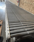 ACS 75’ X 52” Power Roller Conveyor 8 Sections 60" BF 1.9" OD 36" H Adj