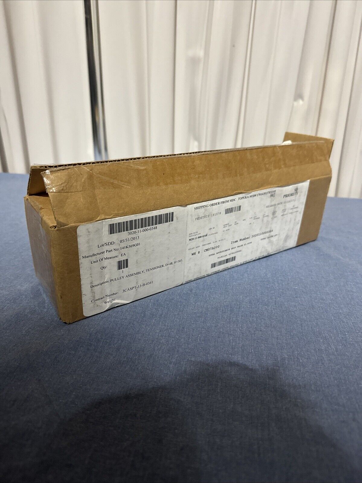 3020-11-000-0348 141K569G01 Tensioner Pulley Assembly, D=48mm, H=303.5mm
