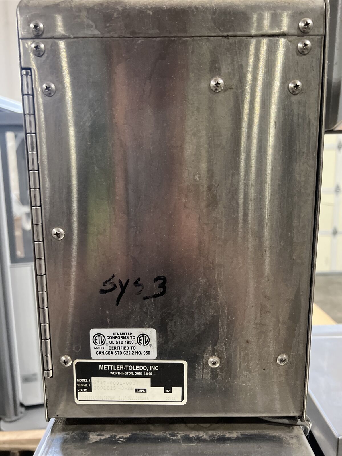 Mettler Toledo 662 Step-Saver Shrinkwrap Station Complete with Scale and Labeler