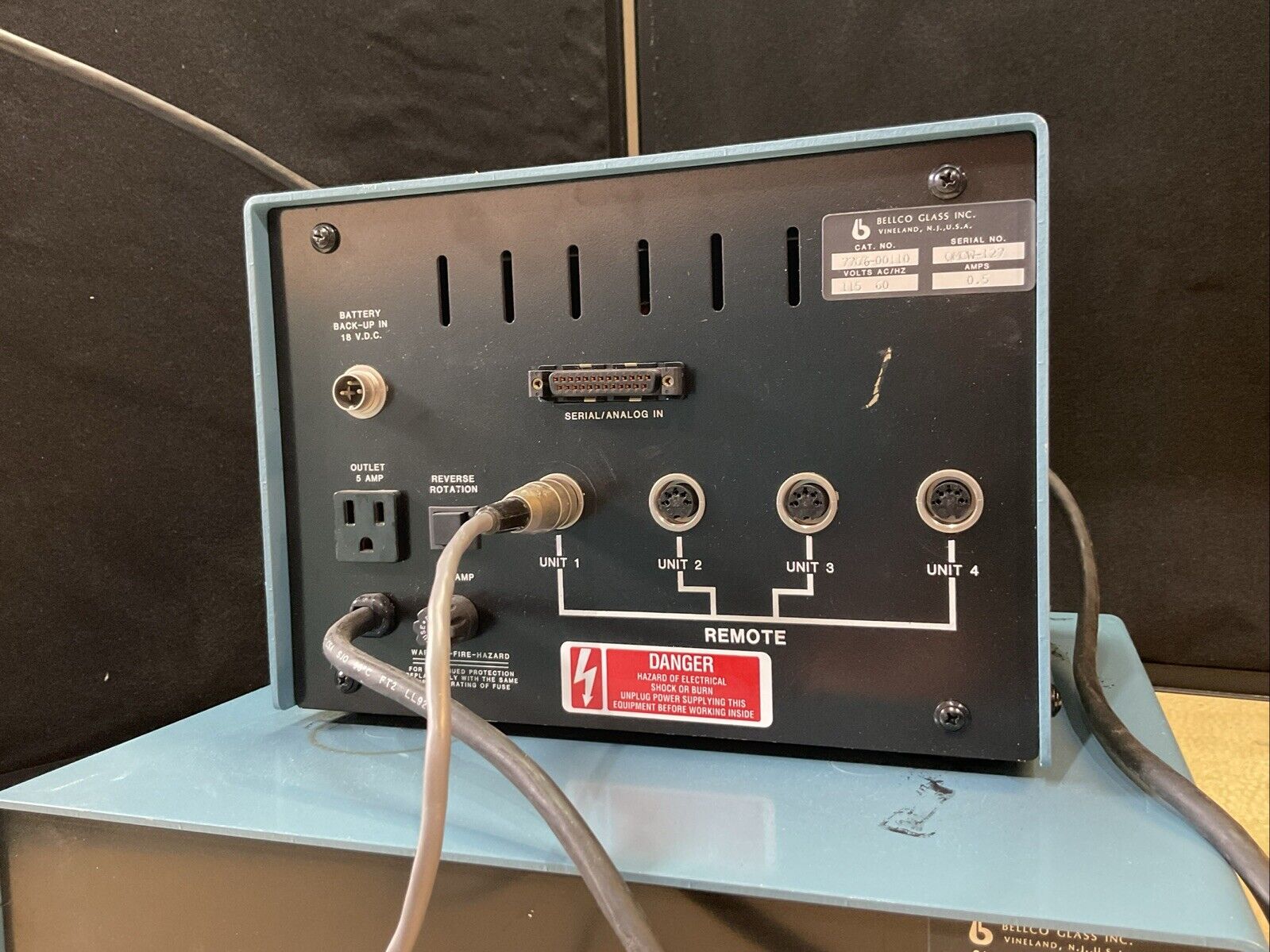 BELLCO SCI ERA QUAD 7766  DRIVE SYSTEM CONTROLLER &amp; 4 Position Magnetic Stirrer