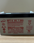 GENESIS, NP7-6 6V, 7.0Ah, SEALED RECHAREABLE LEAD-ACID BATTERY lot of 4