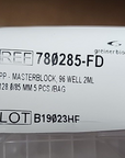 (50/Cs)GREINER Bio-One 96-Well 2mL PP Masterblock Storage Plate 780285-FD