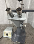 American Optical 1810 Inverted Microscope 4x, 10x, 6.5x W/ Light Source
