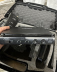 Two Microphone's 2000's Wireless UHF Transmitter Receiver AWR6032U AWX6030M