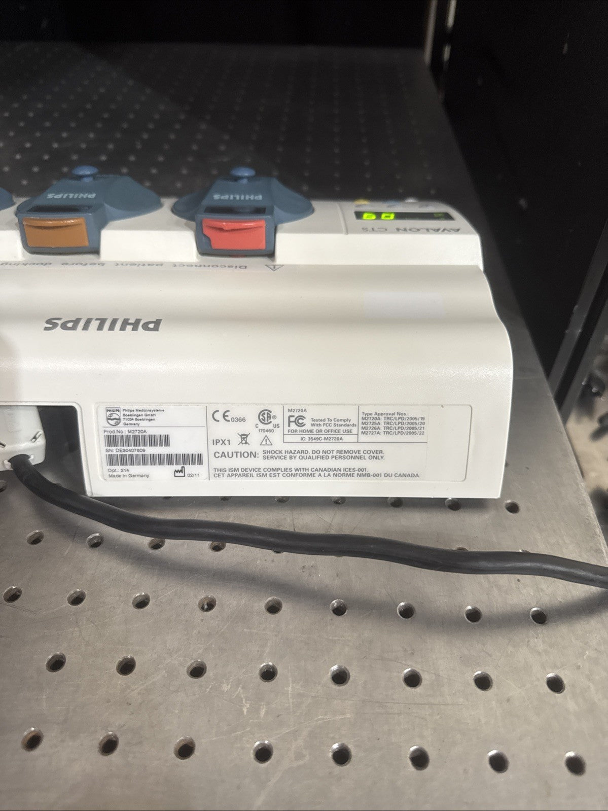 PHILIPS Avalon CTS M2720A Docking Station With Wireless TOCO Transducer &amp; Cable