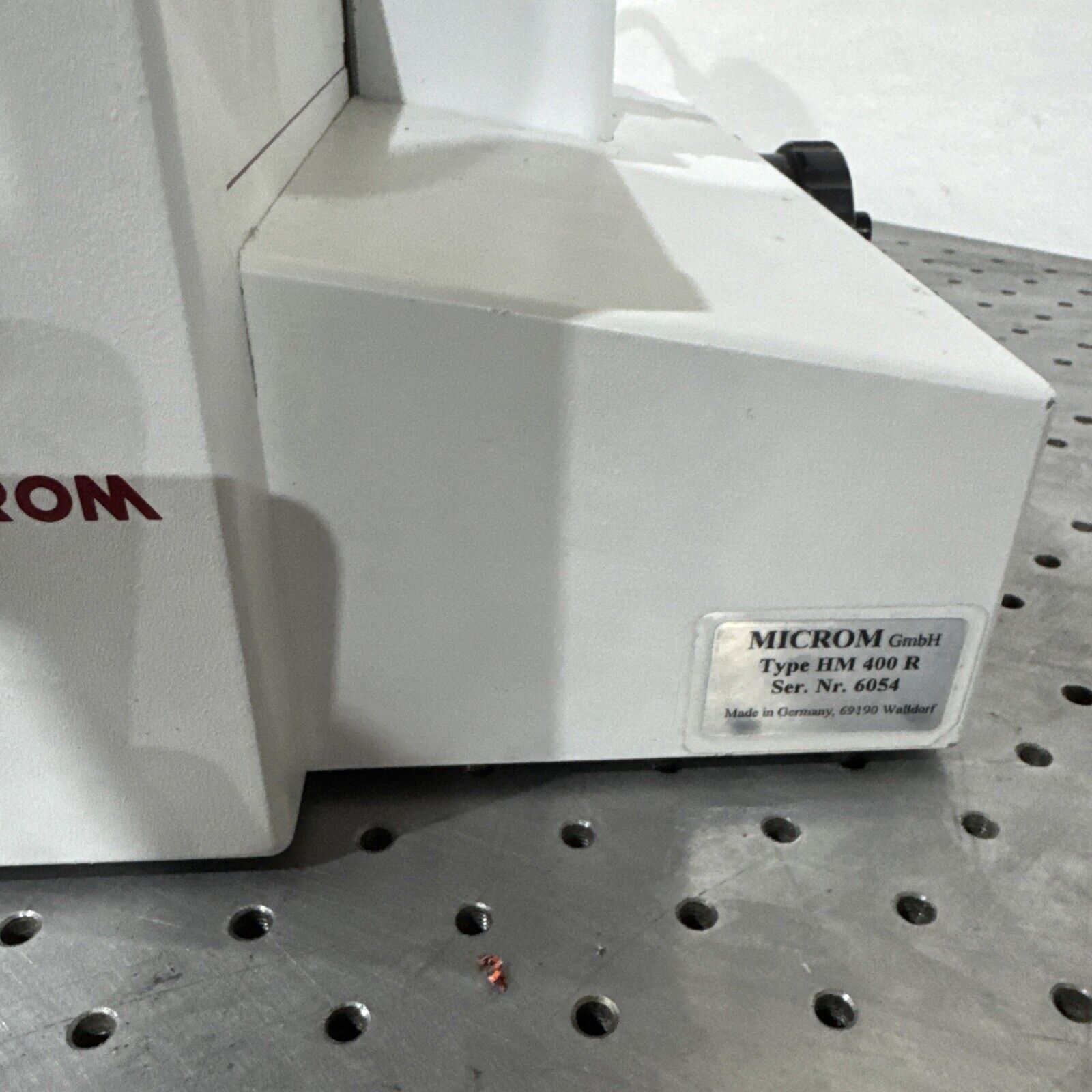 Microm HM 400 R Benchtop Manual Rotary Microtome GmbH