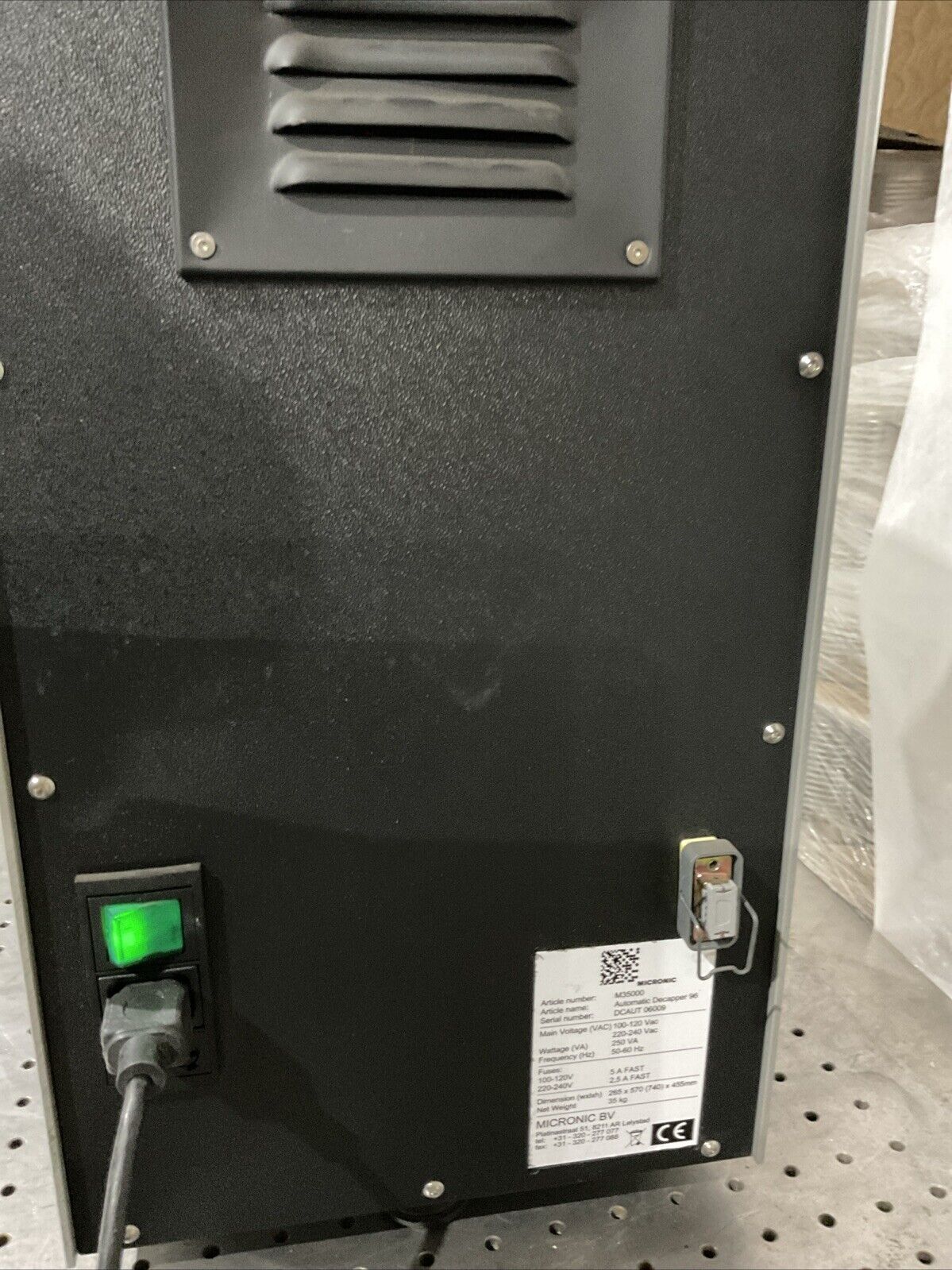 MICRONIC AUTOMATIC DECAPPER-96 M35000