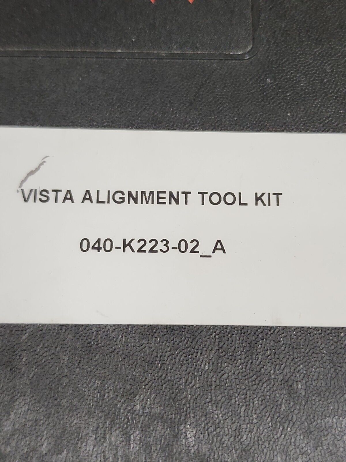 Siemens Vista 1500 Alignment Tool Kit P/N 040-K223-02_A