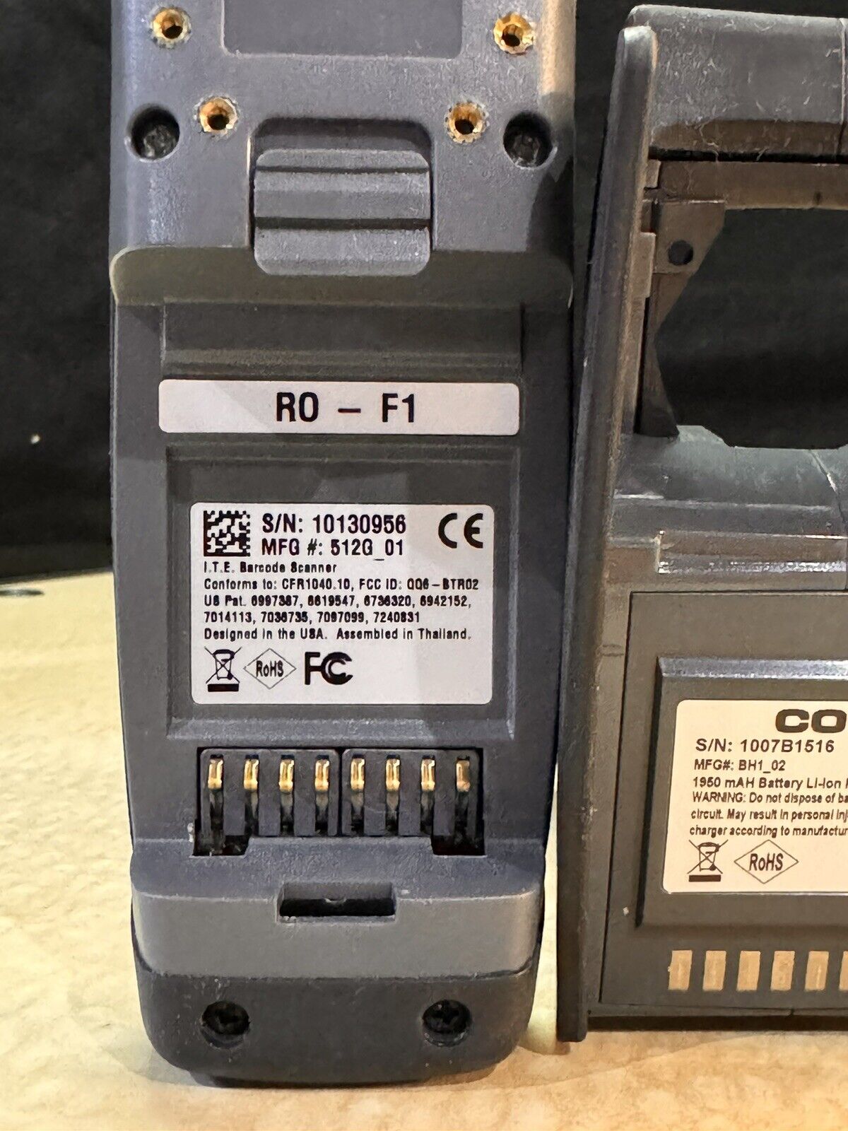 ITE Code RO-F1 Bar Code Reader Scanner 512G-01