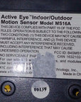 X10 Active Home Active Eye Indoor/Outdoor Motion Sensor Model: MS16A (Grey)
