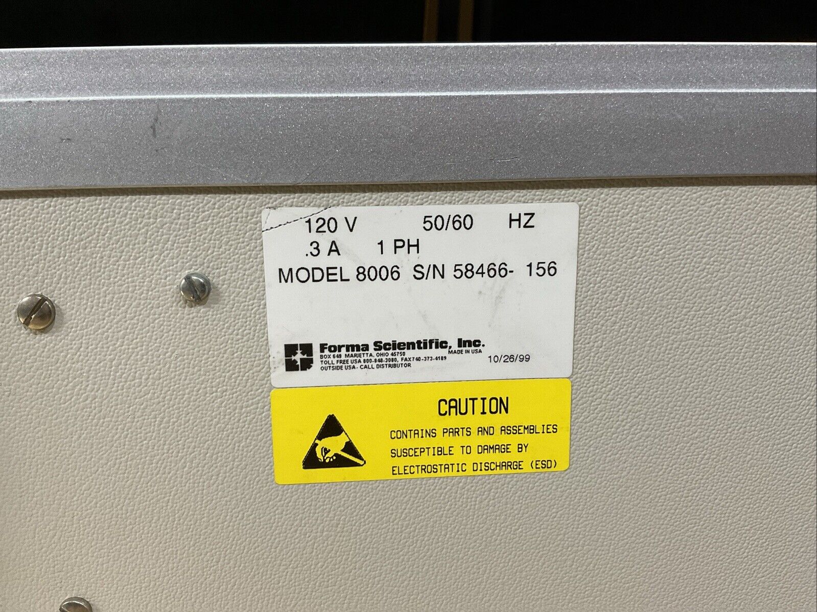 Forma Scientific Model 1010 8006 CryoMed Microcomputer W/ 8022 Cryomed Freezer