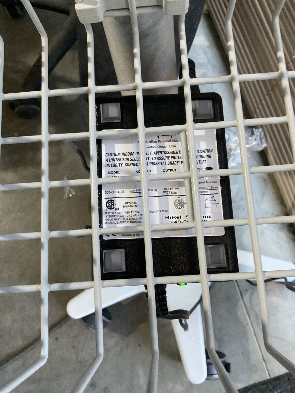 Welch Allyn Propaq CS 242 Patient Monitor  SpO2 NIBP EKG RECORDER W/ Cart
