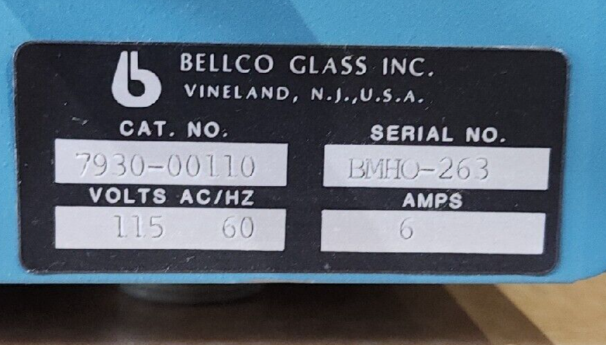 Bellco Glass Autoblot Micro Hybridization Oven 7930-00110