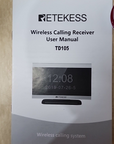 Retekess TD105 Restaurant Pager Calling System Host Receiver & 6x Call Buttons 