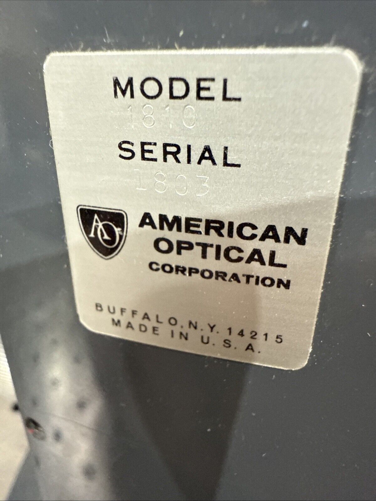 American Optical 1610 Inverted Microscope 4x, 10x, 6.5x