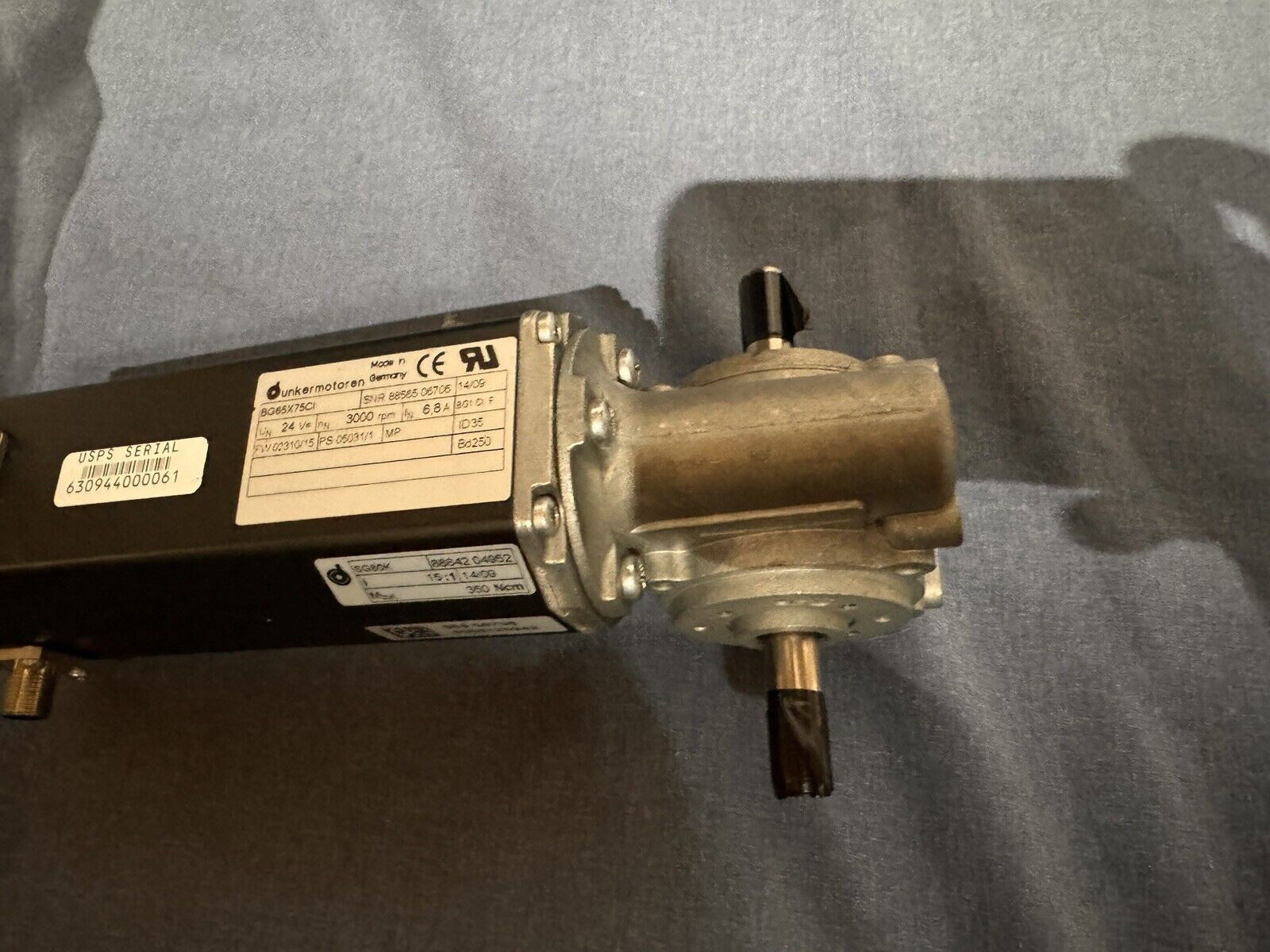 NEW DUNKERMOTOREN BG65X75CI GEAR MOTOR-FREE SHIPPING