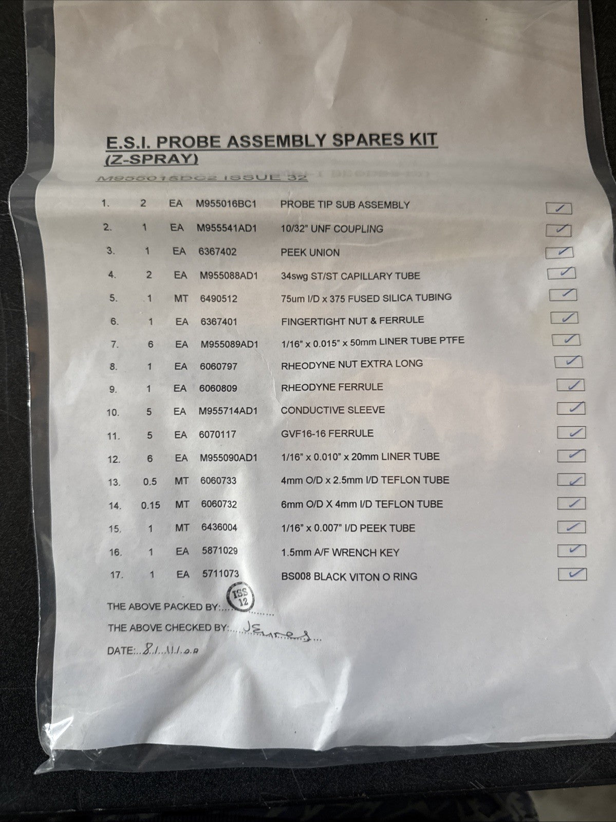 WATERS ESI Probe Assembly Phoenix/Solo-2 M955015DC6