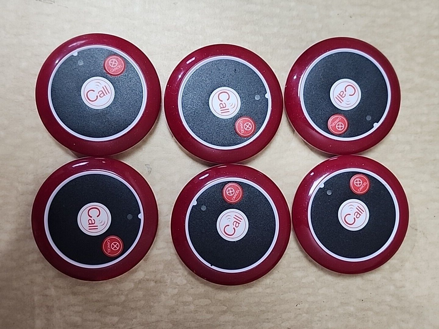 Retekess TD105 Restaurant Pager Calling System Host Receiver &amp; 6x Call Buttons 