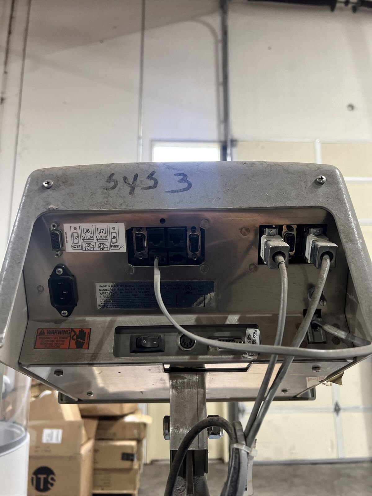 Mettler Toledo 662 Step-Saver Shrinkwrap Station Complete with Scale and Labeler
