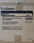 MediChoice BLUE Nitrile Exam Gloves Powder Free Latex Free Small 1000 count Case
