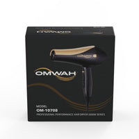 professional salon hair blow dryer lightweight 1875W powerful motor fast drying