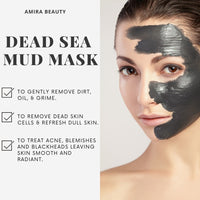 Dead Sea Mud Mask Deep Skin Cleanser Facial Black Mask Purifying Pore Minimizer