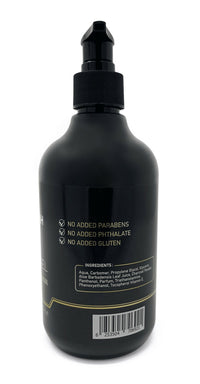 Mens Barber Charcoal Shaving Gel Aloe Vera Soften Beard Sensitive Skin Formula