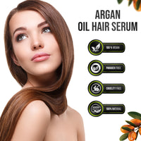 Amira Beauty Argan Hair Serum Pump For dry damaged Hair Anti Frizz Treatment Oil