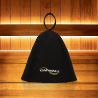 OMWAH Sauna Hat 100% Wool Felt Sauna Hat for Steam, Bathhouse - Banya