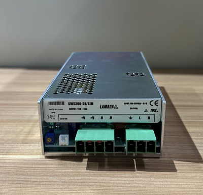 NEW LAMBDA SWS300-24/SIM POWER SUPPLY 100-240VAC 50/60HZ SWS30024SIM
