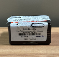 M4 x 0.70 x 5 MM Coarse Socket Set Screw Cup Pt Stainless Steel 18-8