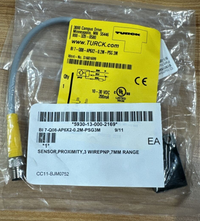 TURCK sensor, BI7-Q08-AP6X2-0.2-PSG3,  Proximity, 3 Wirepnp, 7mm Range