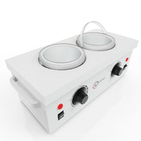 Dual Double Pot Wax Heater Hot Warmer Machine Salon Facial Skin Care Equipment