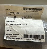 Idler 141K640G01 pulley assembly