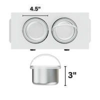 Dual Double Pot Wax Heater Hot Warmer Machine Salon Facial Skin Care Equipment