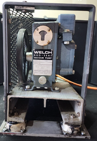 Welch DuoSeal 1400 Belt Drive Rotary Vane Dual Stage Mechanical Vacuum Pump