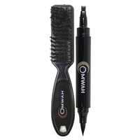 Omwah pencil filler for man beard mustache and eyebrow waterproof Dark Brown