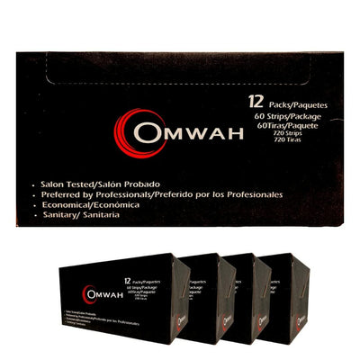 Omwah Soft Absorbent Disposable Neck Strips Case of 4 Cartons- 2,880 Strips