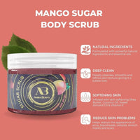Amira Beauty Mango Exfoliating Sugar Body Scrub - Cellulite, Stretch Marks