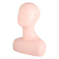 Silicone Mannequin Training Head Makeup Model Eyelash Extensions Practice Doll