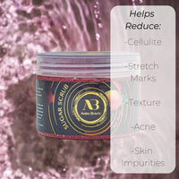 Amira Beauty Mango Exfoliating Sugar Body Scrub - Cellulite, Stretch Marks