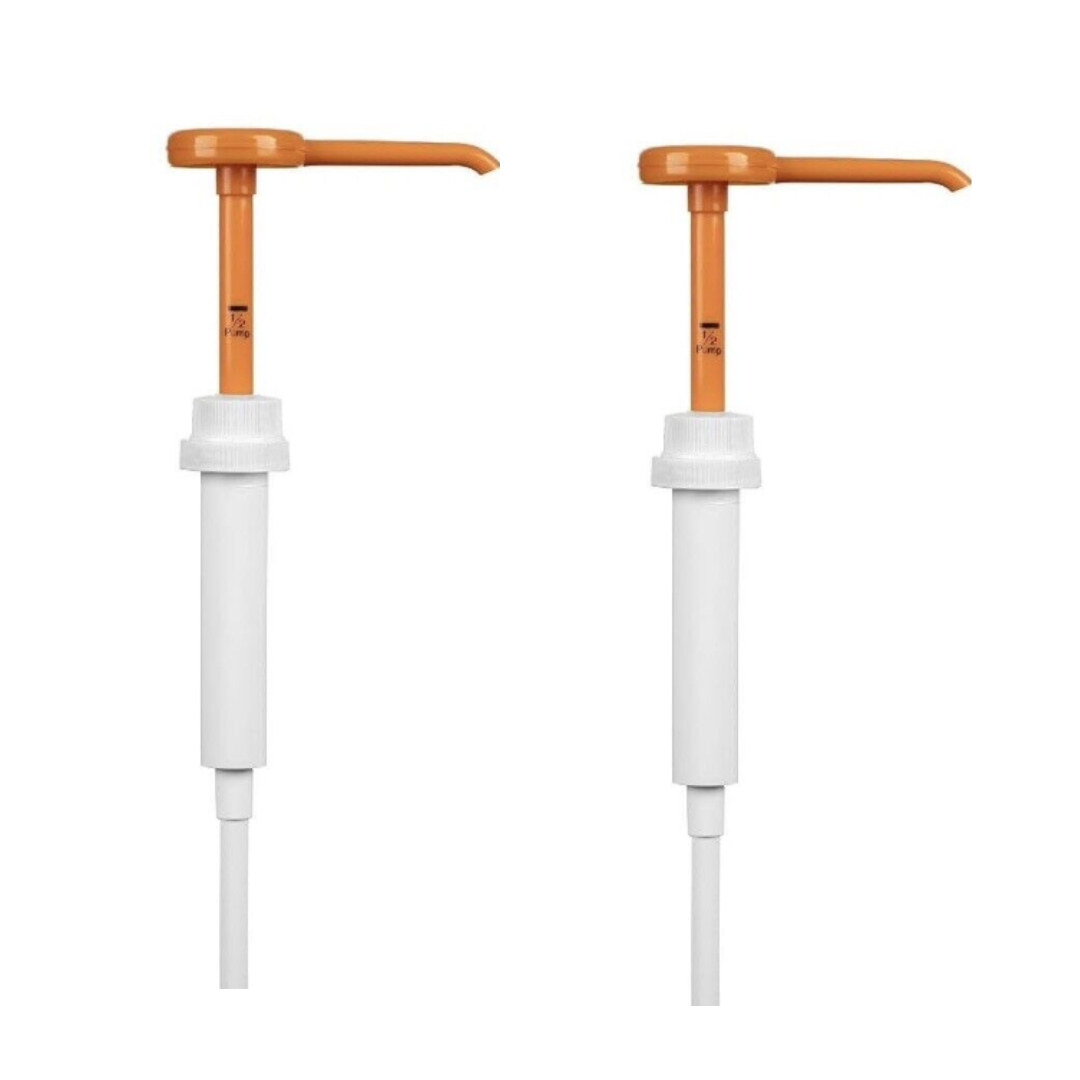 2 Pack Rieke R-30 30 ML Orange Dispensing Pump For Food Lotion 38MM Neck